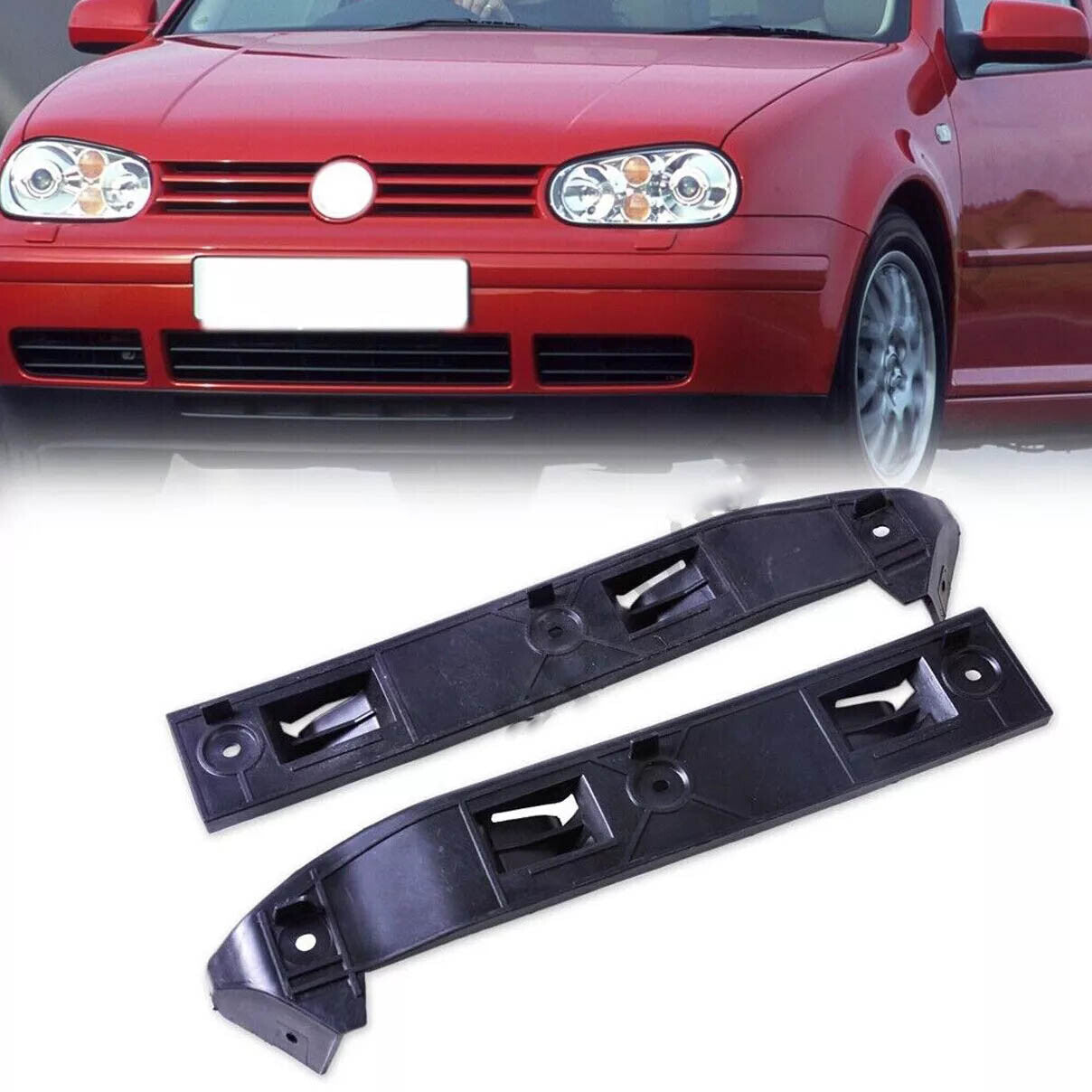 1 pair black front bumper guide mount for VW for Jetta MK4 for Bora 99-05 Q