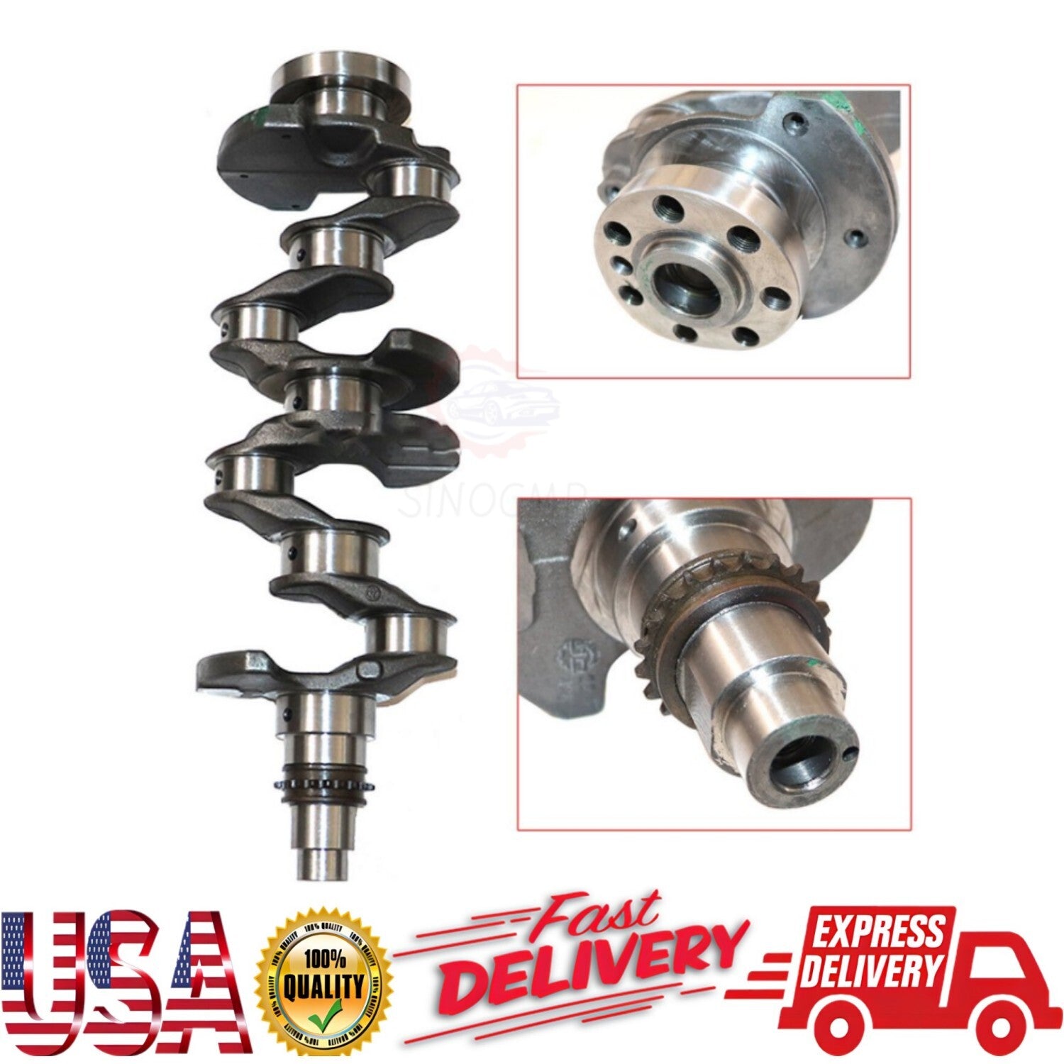 Engine Crankshaft for 4.38mm 14-15 Forte 1.8L 1797CC GAS DOHC 2012-2016 for Elantra