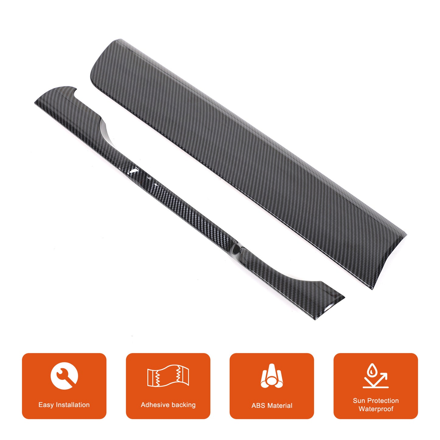 Carbon fiber ABS dashboard frame panel cover trim for Kia Sorento MQ4 2021 - 2023 n