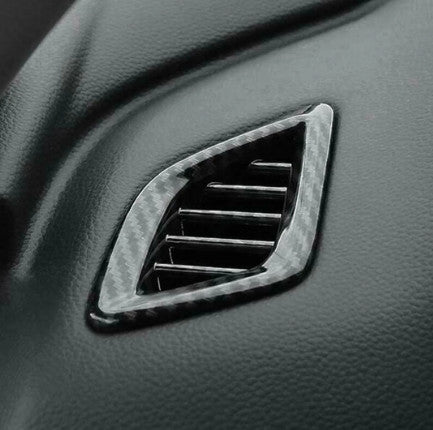 ABS Carbon Fiber Dashboard Air Vent Outlet Cover Trim for Honda Accord 2018-2021