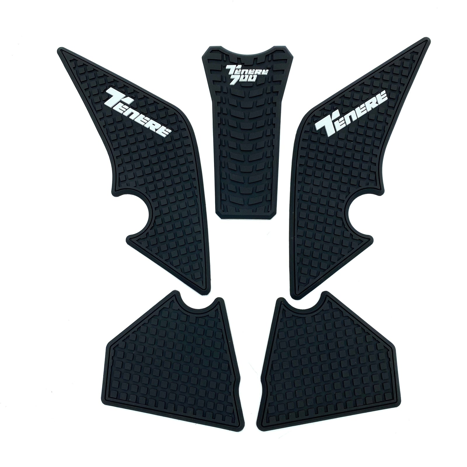 5-Piece Anti-Slip Side Water Tank Pad Sticker Decal Gas Knee Suitable for 19-20 for YAMAHA Tenere XTZ