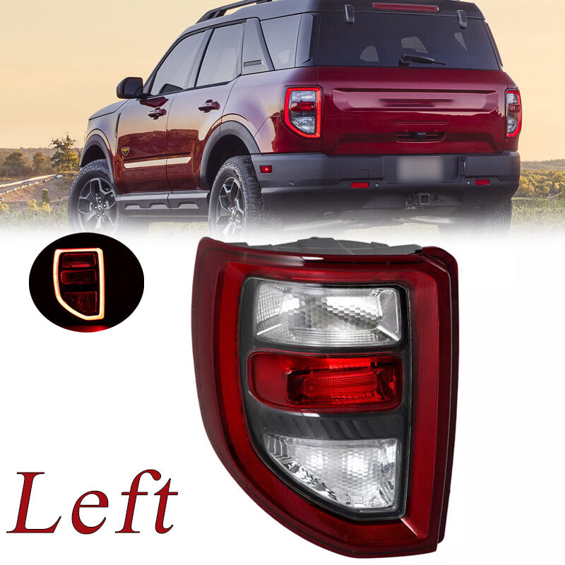 Left Driver LED Tail Light Brake M1PZ13405A for Ford Bronco Sport 2021-2022 2023