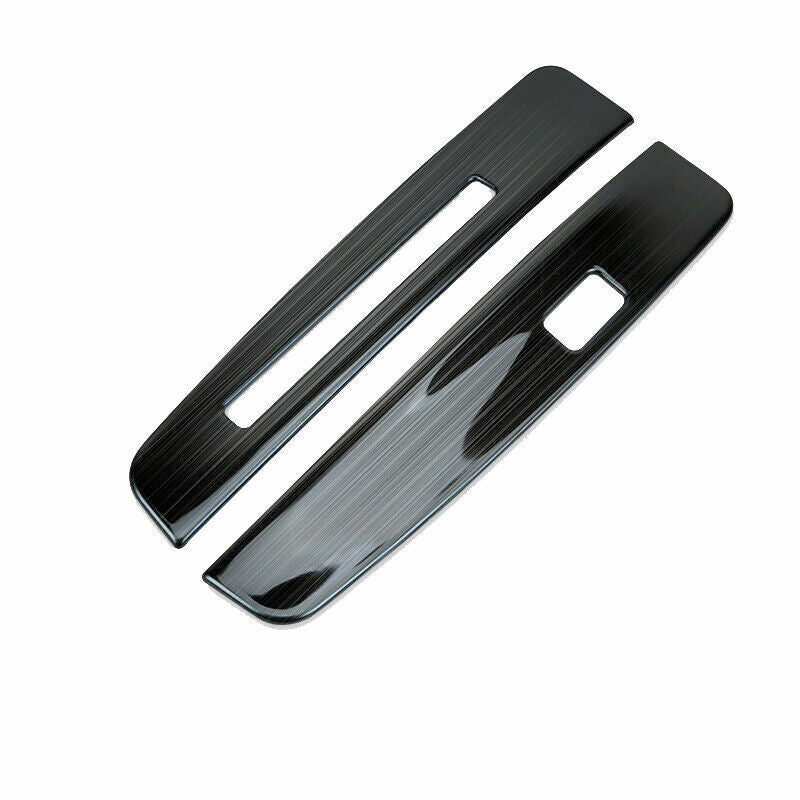 Black Titanium Console Gear Shift Frame Cover Trim For Auto for Honda Accord 2014-17