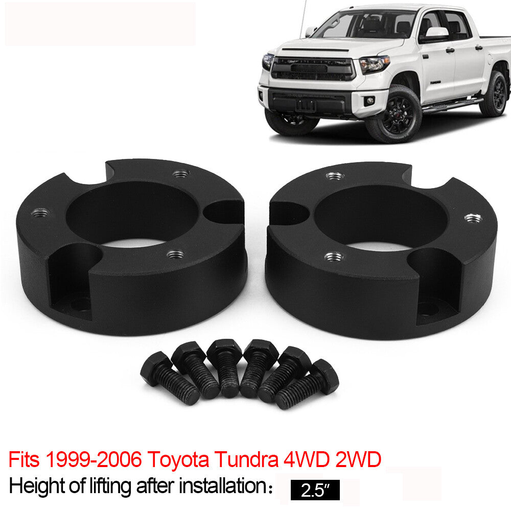 2.5-inch front leveling lift kit for Toyota Tundra 1999-2006 2WD 4WD pillar spacers