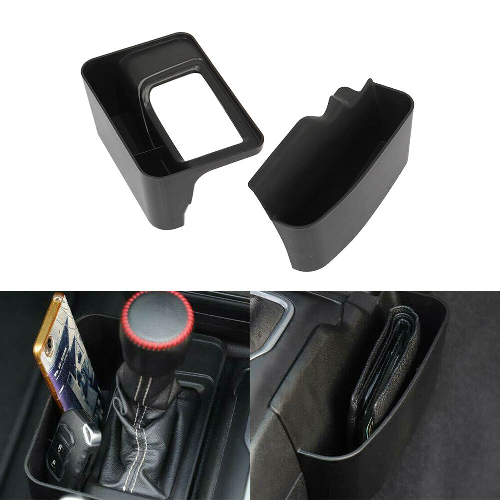 2Pcs Gear Shift Side Storage Box Holder for Wrangler JL 2018+ Gladiator JT 2020 Q
