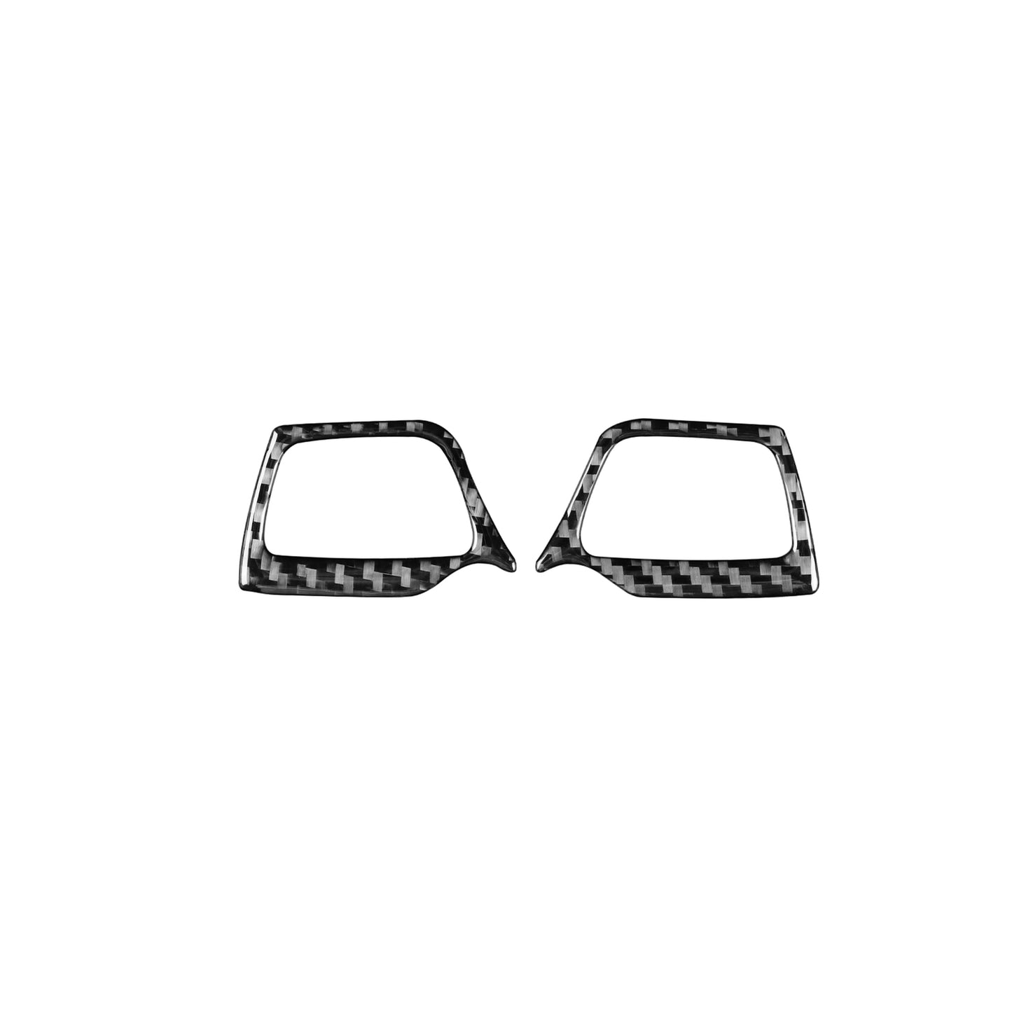 2X Carbon Fiber Steering Wheel Button Cover Trim for Lexus GS350/450h 2006-2011