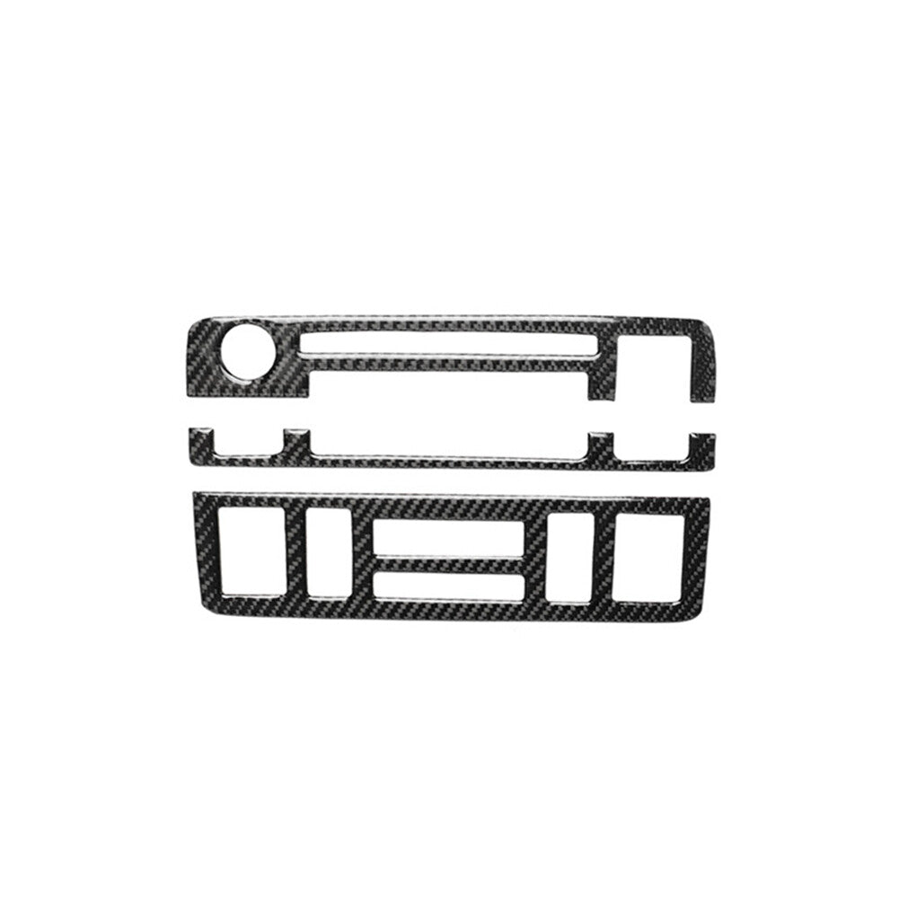 Red Carbon Fiber Reading Light Panel Cover Trim For Tundra 2014-2018 v