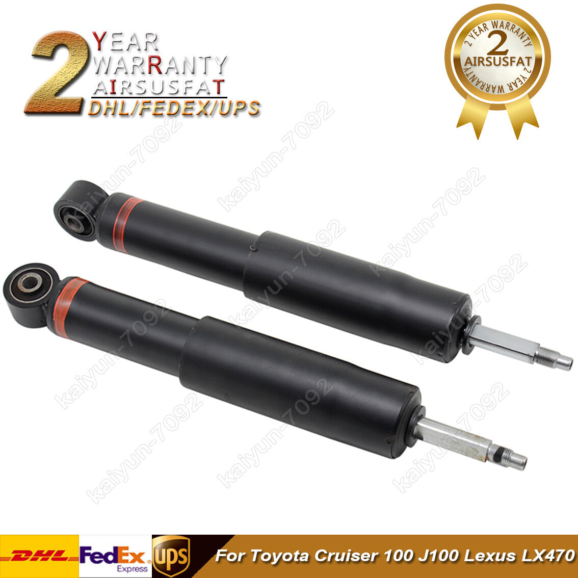 2X Front Air Suspension Shock for Toyota Cruiser 100 J100 for Lexus LX470 4851060081