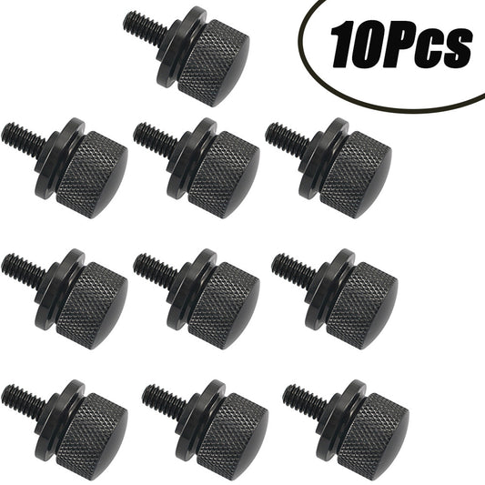 10-piece set of rear fender for seat bolts and screws for Harley Touring Dyna Softail Sportster BLK- n
