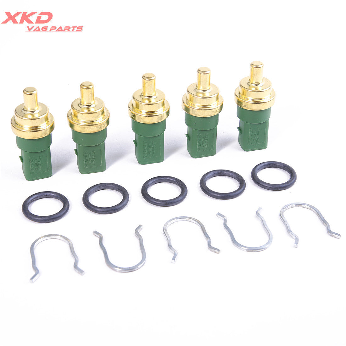 5-piece coolant temperature sensor water switch 4-pin pack suitable for VW for Jetta , for Golf , and Beetle Q