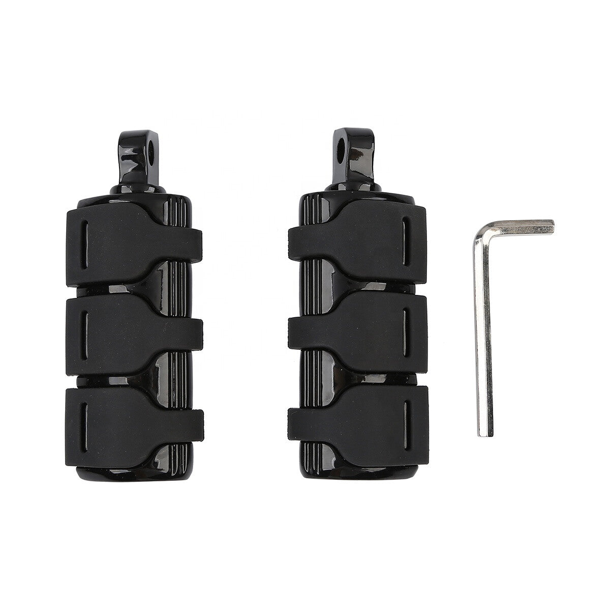 for Harley Fatboy Dyna FXWG FXR FXST FXD Footboards Foot Pegs Footrests Pedals