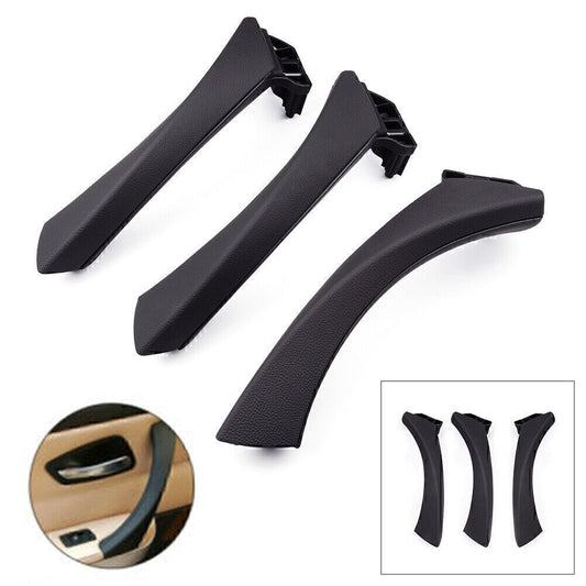 Fit for BMW E90 3-Series Sedan Wagon 3x Door Inner Panel Handle Pull Trim Cover