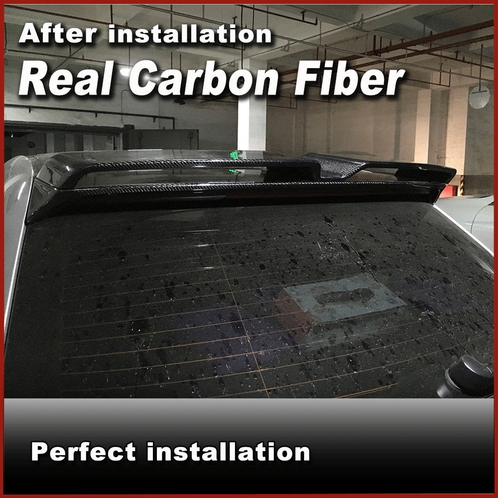 REAL Carbon Rear Roof Window Spoiler Top Wing for Audi A1 Hatchback 2D 2010-14
