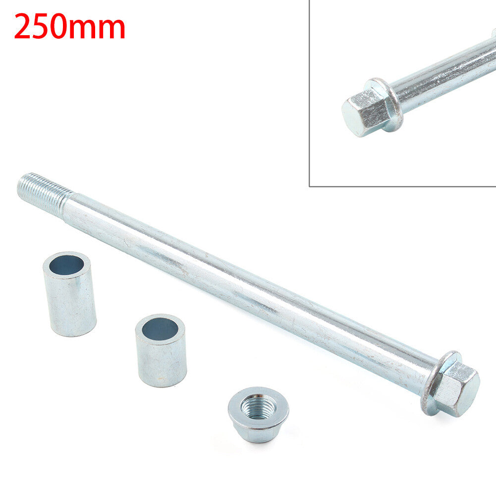 15mm 250mm + 2 Spacers Front Rear Back Axle for 125cc 140cc Dirt Bike Q