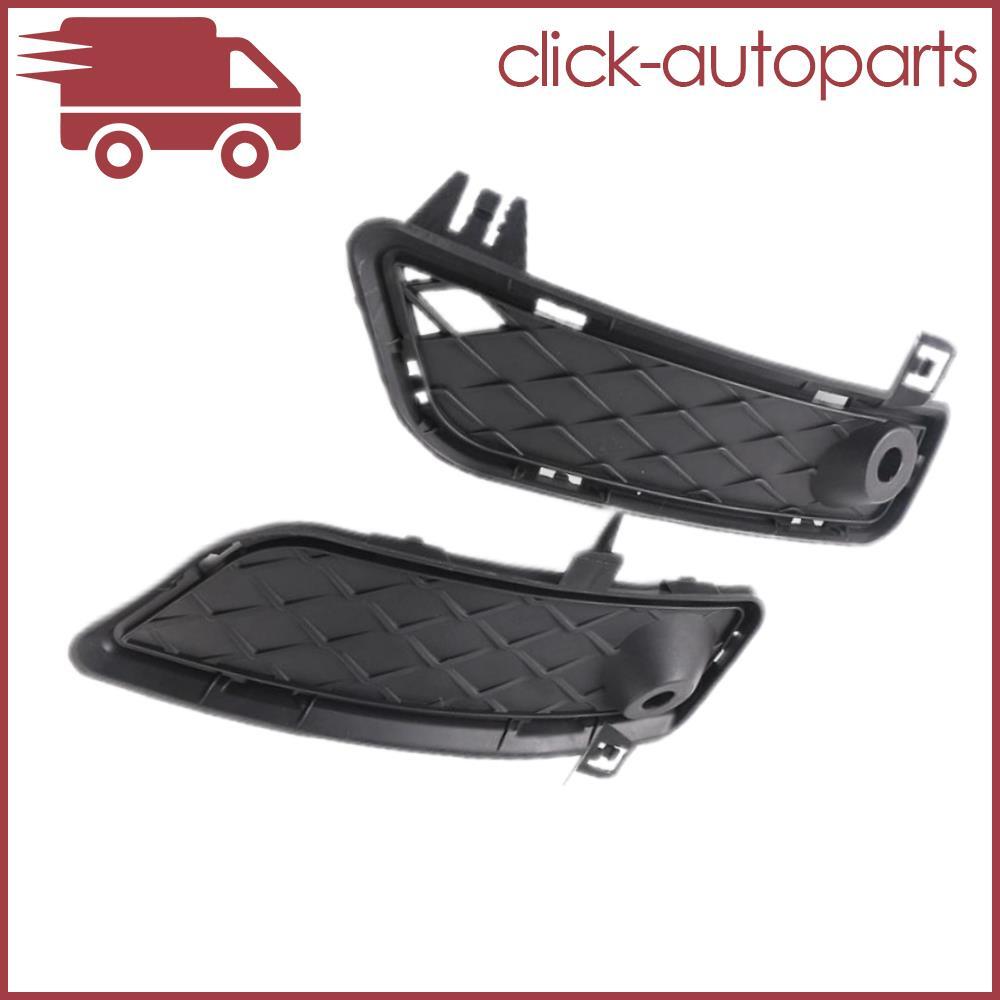 2Pcs Front Left Right Bumper Outer Grille Bezel Black for BMW X3 2009-2015