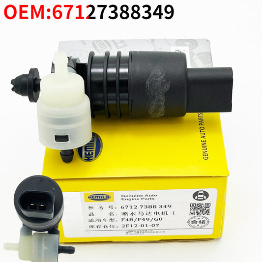 Windshield Washer Pump for BMW X2 X3 X5 X6 X7 Series i3 for Mini Cooper 67127388349 Q
