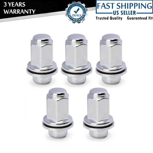 5PCS Wheel Lug Nut Fits for Toyota Highlander 2015 Hybrid LE 3.5L 90942-01058 Q