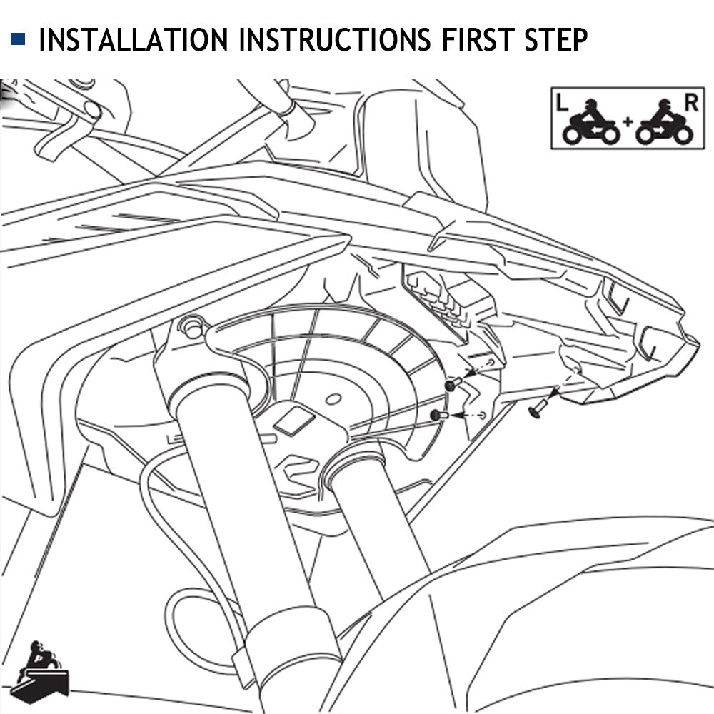 for BMW F750GS F850GS 2019-2021 Motorcycle Fog Spot Lights Bracket Mount Holder