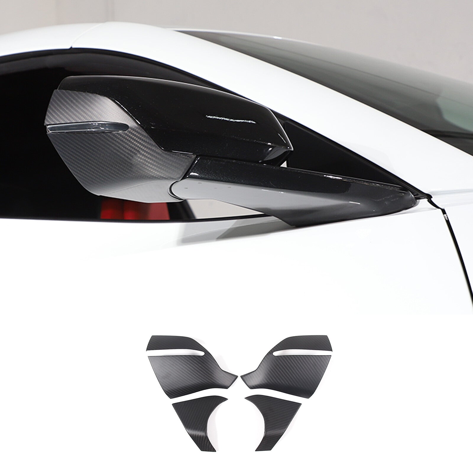 Matte black ABS center air vent frame cover for Toyota Tundra 22-23