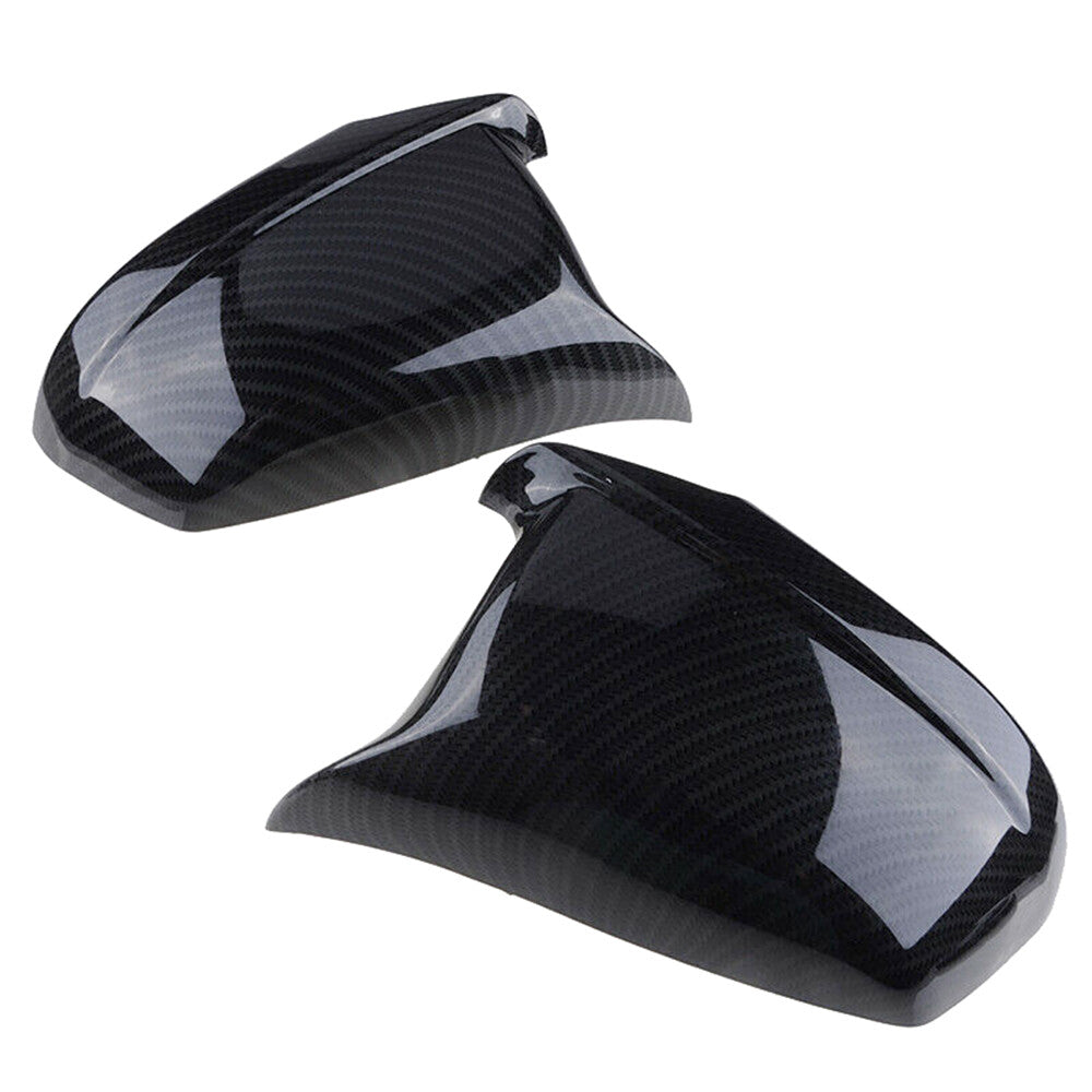 M Style Rear View Mirror Cap Cover Carbon Fiber For 5 F10 F11 10-13 n