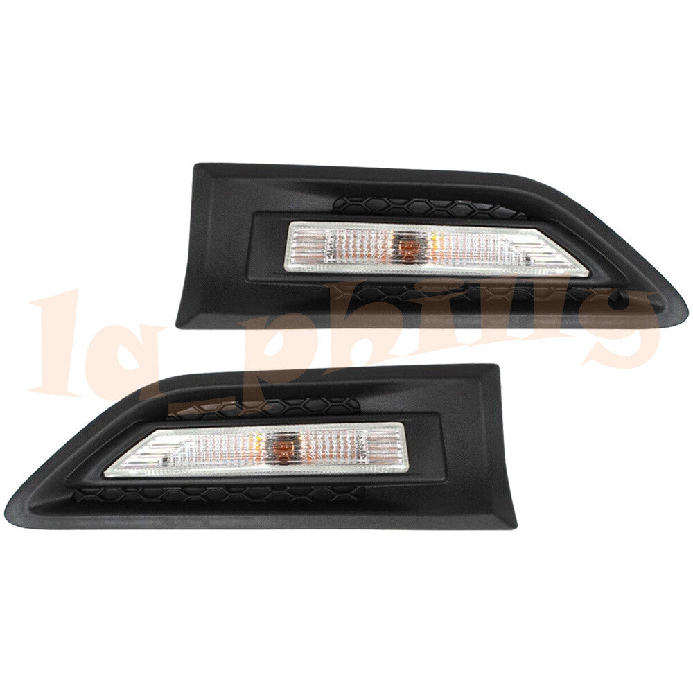 2x Front Right+Left Fender Garnish Molding for Kia Soul 2010 2011 2012 2013