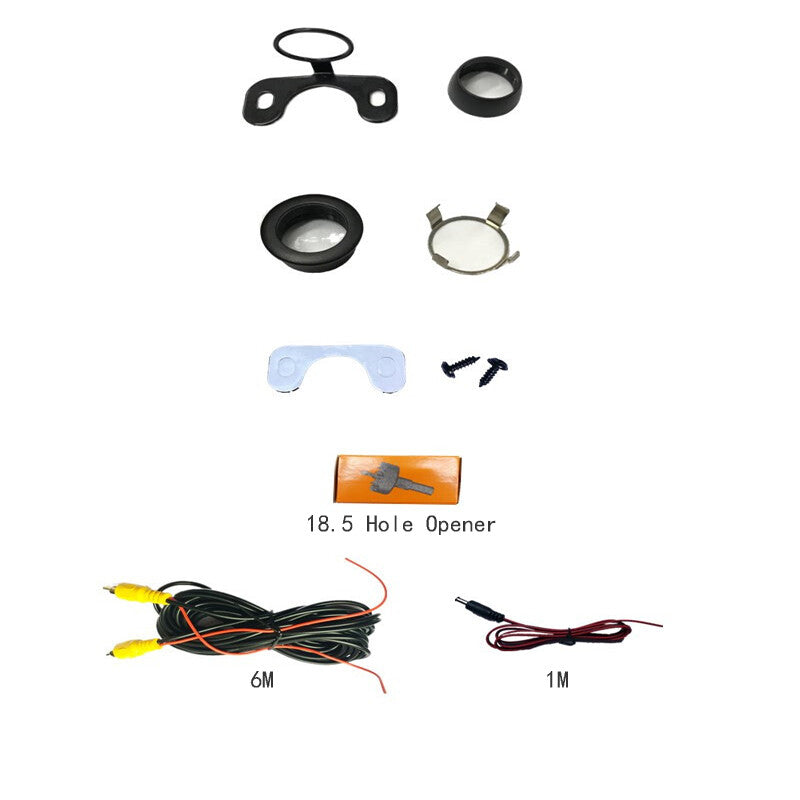 Dual control for front or rear view backup cameras and night vision in vehicles - n