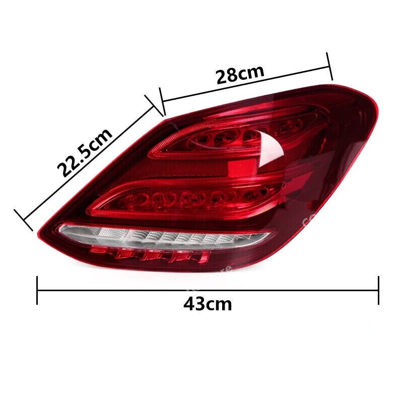 Right for Mercedes-Benz C-class W205 2014-2018 Turn Signal Light Rear Tail Light