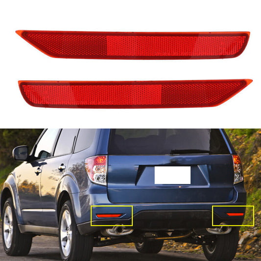 Pair For 2009-2018 for Subaru Forester Pair Rear Bumper Reflector Lamp v