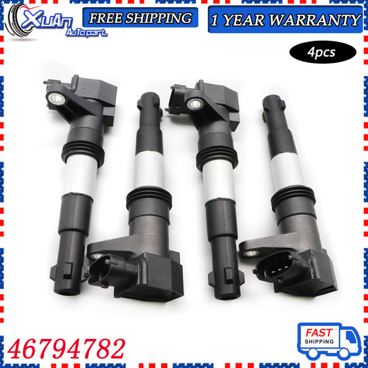 automotive ignition coil kit for ALFA ROMEO 156 159 GTV Spider 46794782 - v