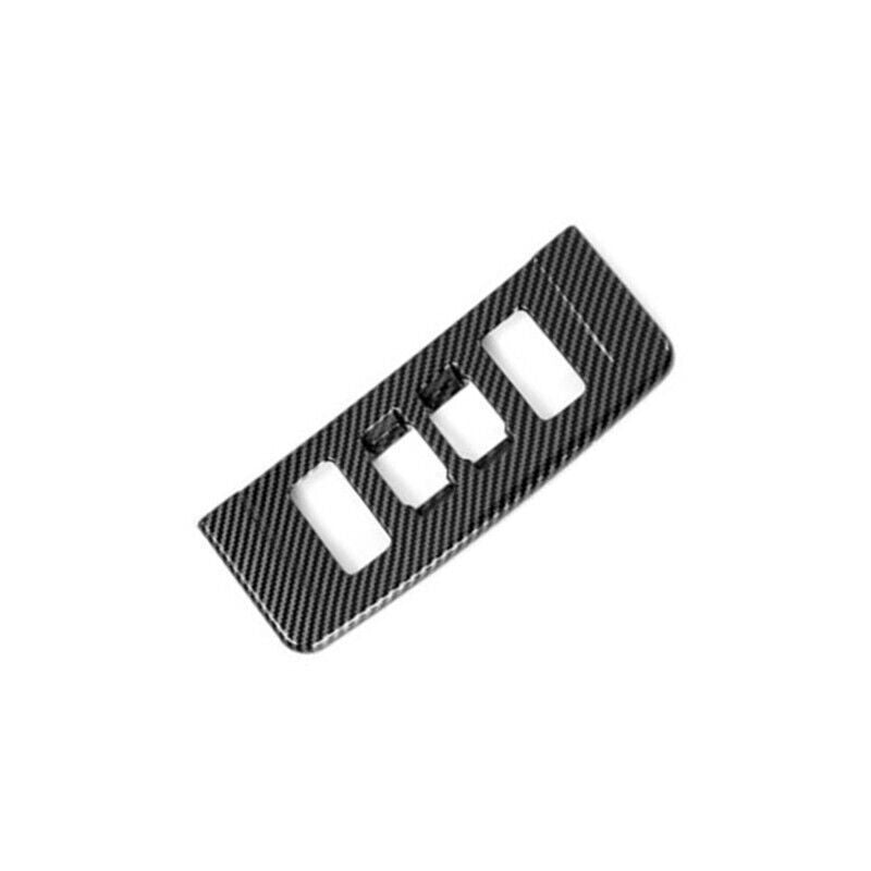 Carbon Fiber Front Reading Light Lamp Cover Trim for Nissan Rogue 2021-2023