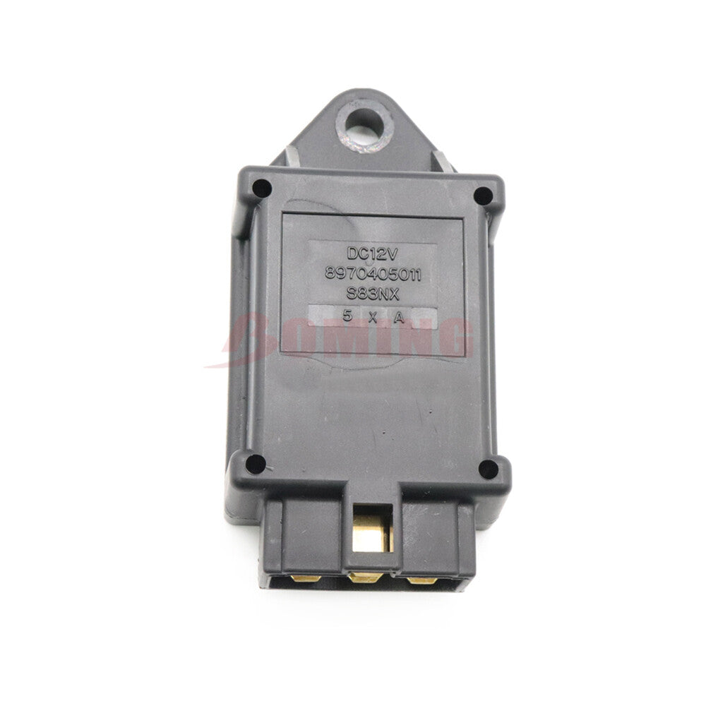 New 8970405010 Time Relay For Excavator EX35U EX27U EX50U for ISUZU C240 Engine