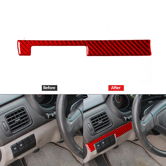 Carbon Fiber Central Console Storage Box Panel Cover For Celica 2001-2005 v