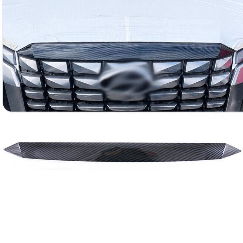 ABS Carbon Front Head Engine Lid Grill Cover for Hyundai Palisade 2021-2024 B n