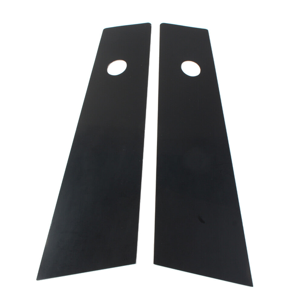 Door Window Pillar Posts Trims for Tesla for Model Y 2020-2022 Glossy Black 2PCs Car
