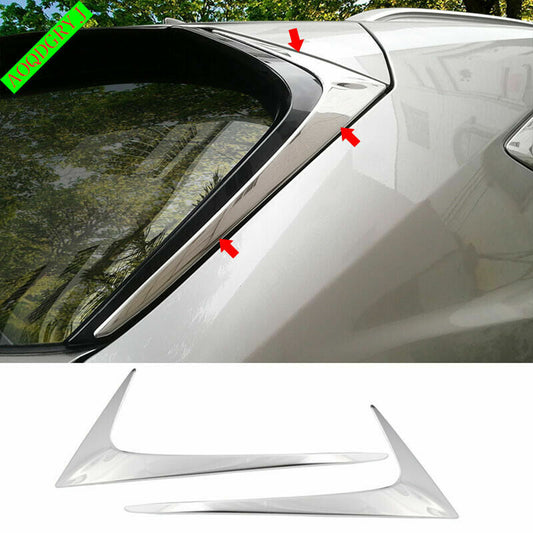 Steel Rear Window Spoiler Molding Cover Trim for Lexus NX300h NX200t 300 2014-21
