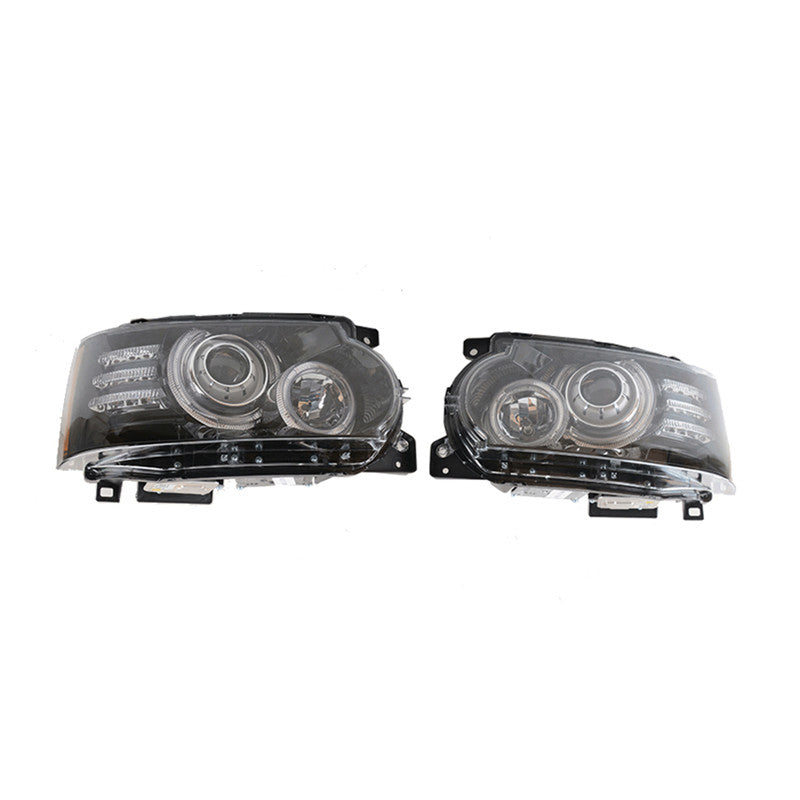 Pair 2010-2012 L322 LED Headlight Assembly Up for Range Rover Vogue 2002-2009