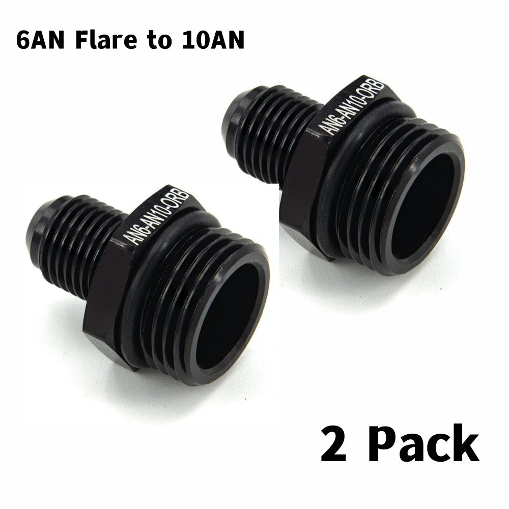 10AN ORB to 6AN Shining Adapter for Oil/Fuel/Water/Liquid/Airline/Gas Hose Ends