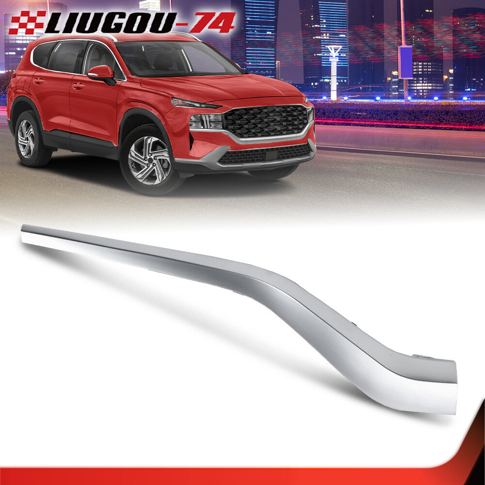 Brand new suitable for 21-23 Santa Fe front bumper center molded right passenger side- v