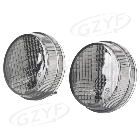 2X Smoke Lens Front Turn Signals Cover Shell Fit for Honda All Cruisers 1997-2000 Q