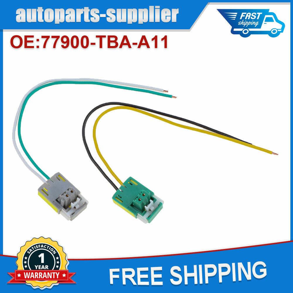 2-pack Driver Clock Spring Plug Connectors for Honda for Civic 16-19 77900TBAA11