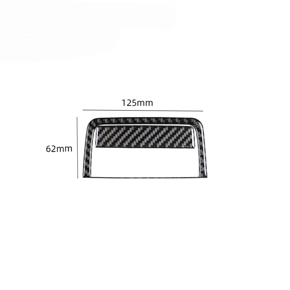 2X Red Carbon Fiber for Co -pilot Storage Lattch Trim for Hyundai for Veloster JS 2019-22 v