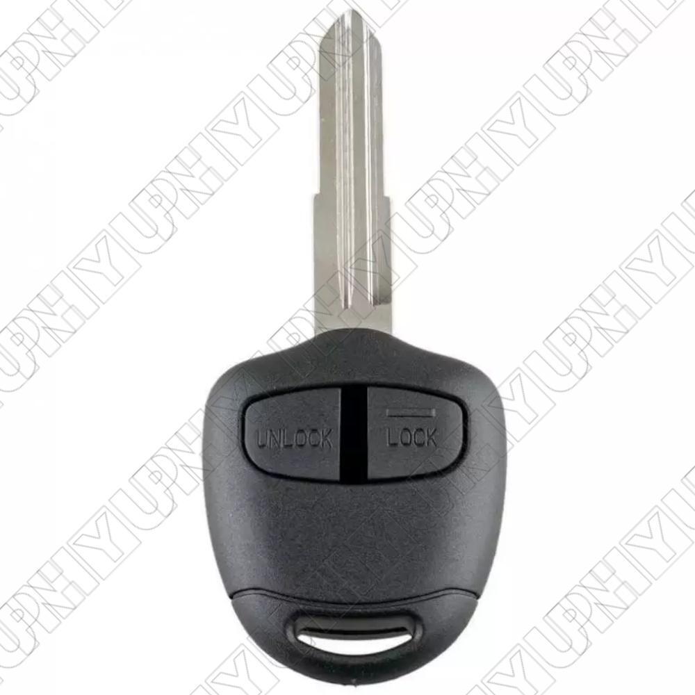 2 Button Remote Key Replacement Shell with MIT11 Blade No Chip for Mitsubishi Q