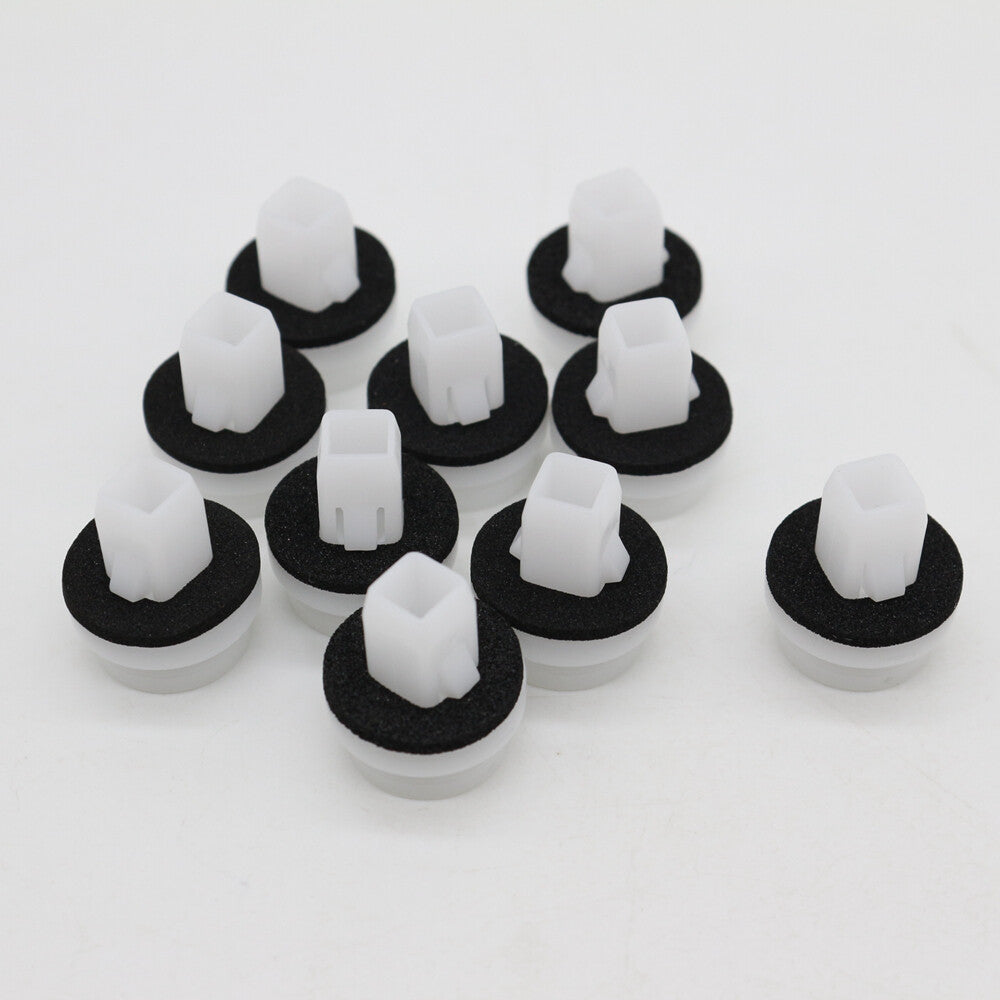 Car SUV Chrome muscle 3/16 card style hood latch pin set ear studs engine lock- v