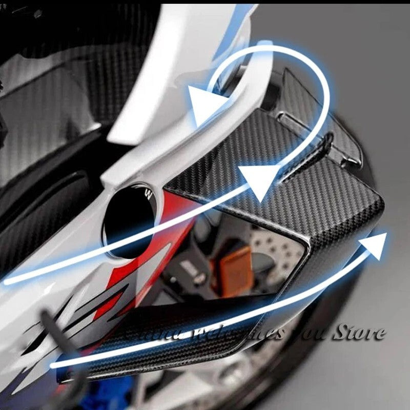 for BMW S1000RR M1000RR 2019-2022 Carbon Fiber Front Spoiler Fixed Wind Winglets
