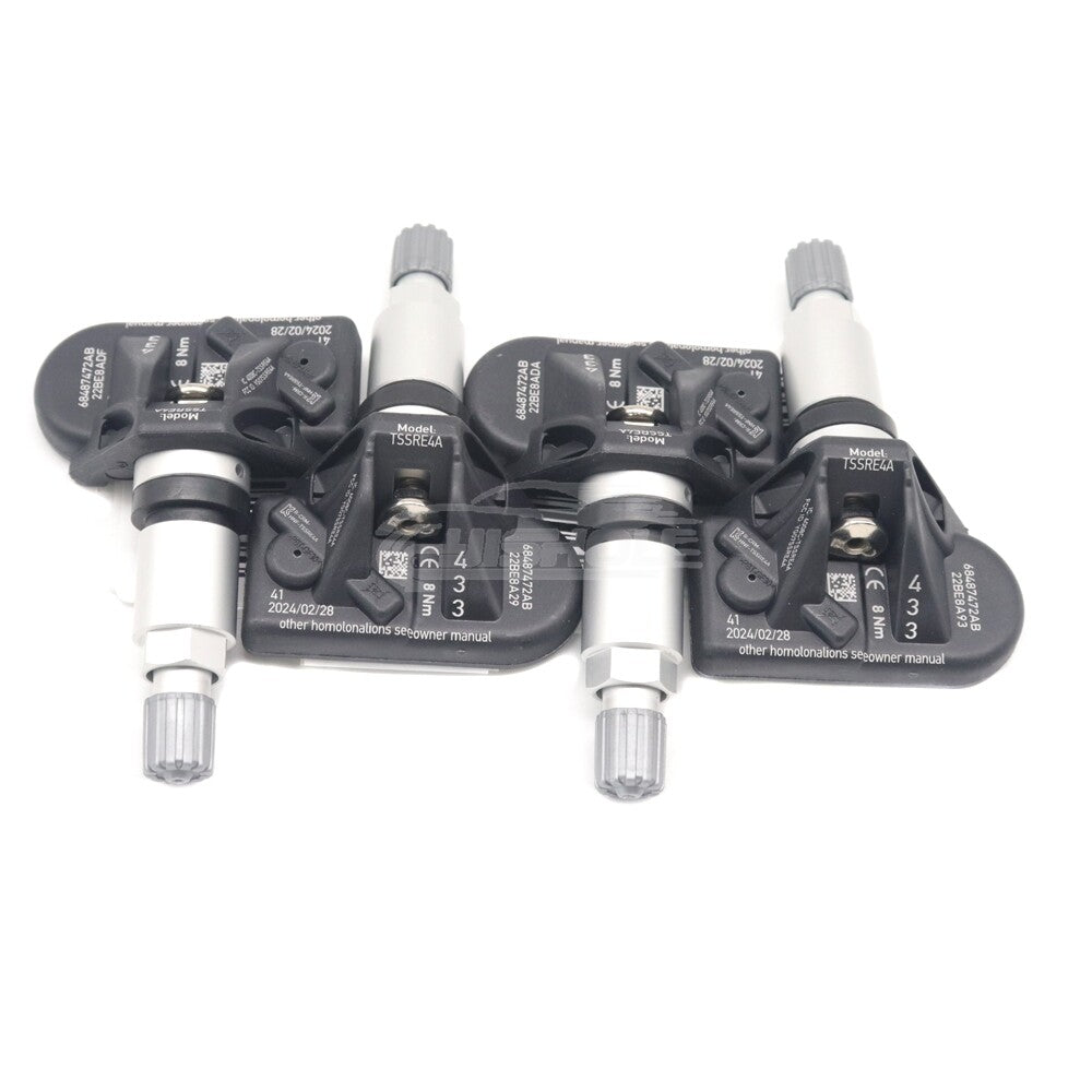 4-piece TPMS tire pressure sensor kit 68487472AB for Dodge for Challenger 68487472AA