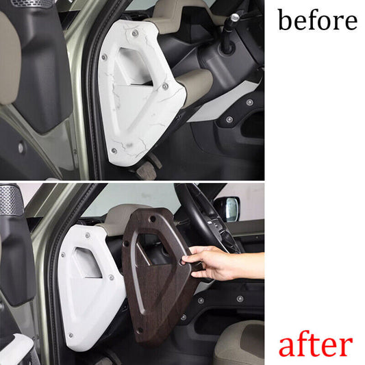 for Land Rover for Defender 22-23 2024 Console Dashboard Side Panel Trim Oak Grain n