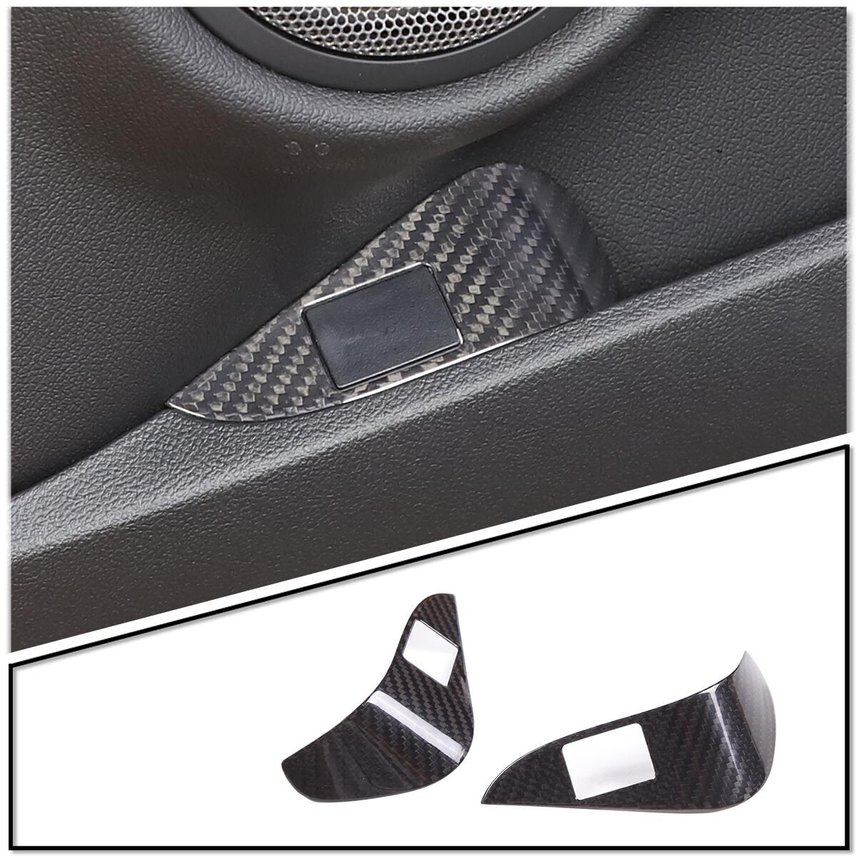 ABS smoked turn signal light cover trim suitable for Hummer H2 2003-2009