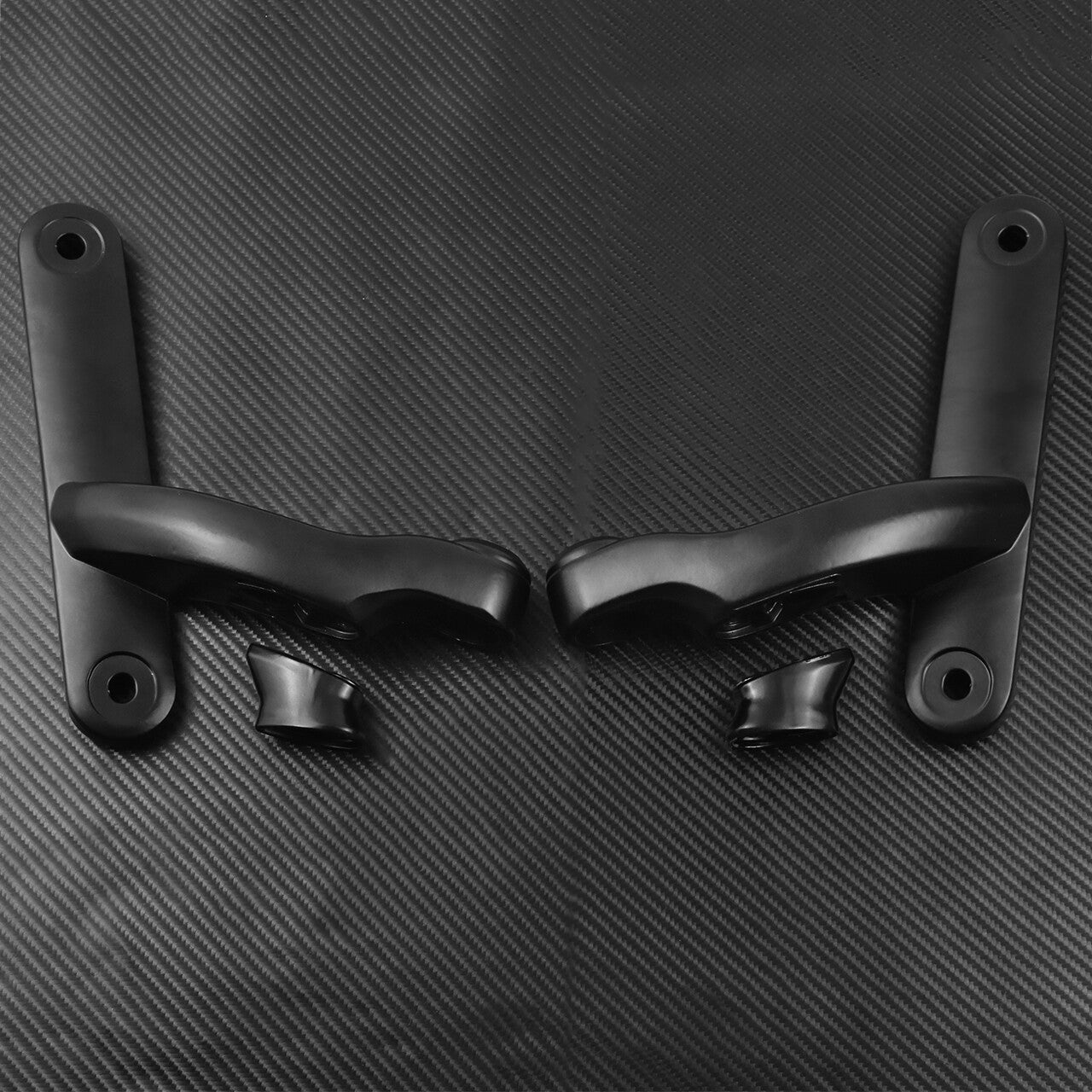 Black Auxiliary Lighting Brackets Fit for Harley Touring Electra Glide 1997-2016