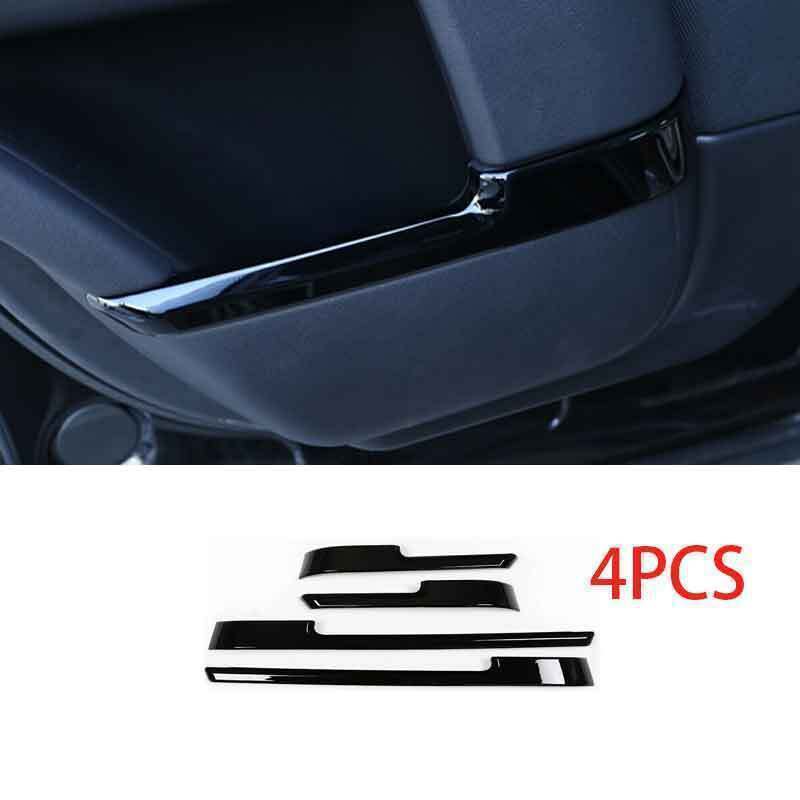 4PCS Inner Door Storage Box Strip Trim Glossy Black for Range Rover L405 2014-18