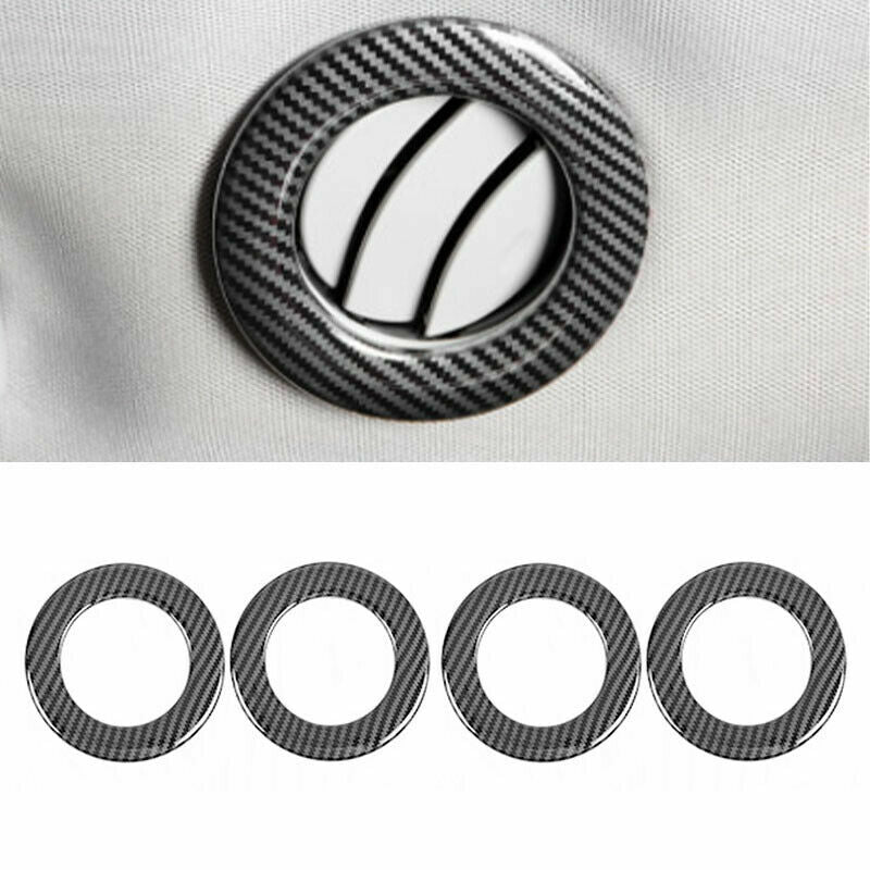 for Toyota for Sienna 2015-20 4X Carbon fiber Rear air outlet frame decoration trim
